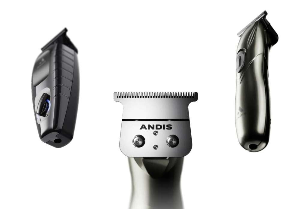 Trimmer Andis profesional con cuchilla de precisión para degradados y acabados detallados