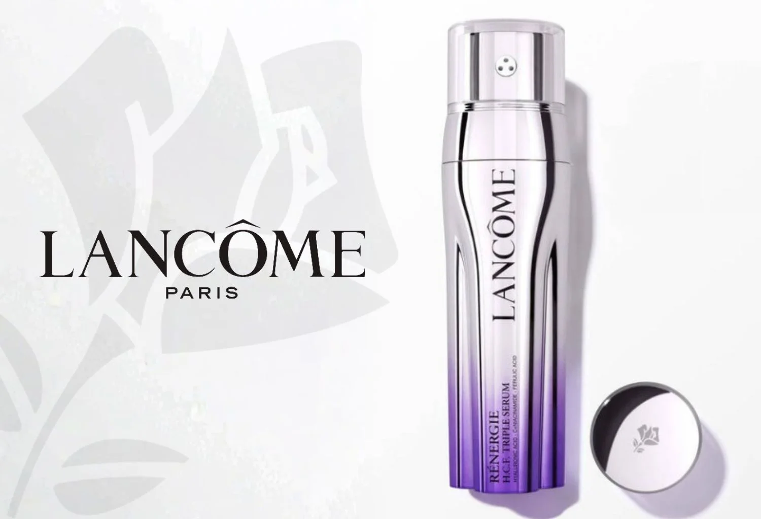 Sérum Lancôme Rénergie Triple Serum con diseño premium y tecnología antioxidante avanzada