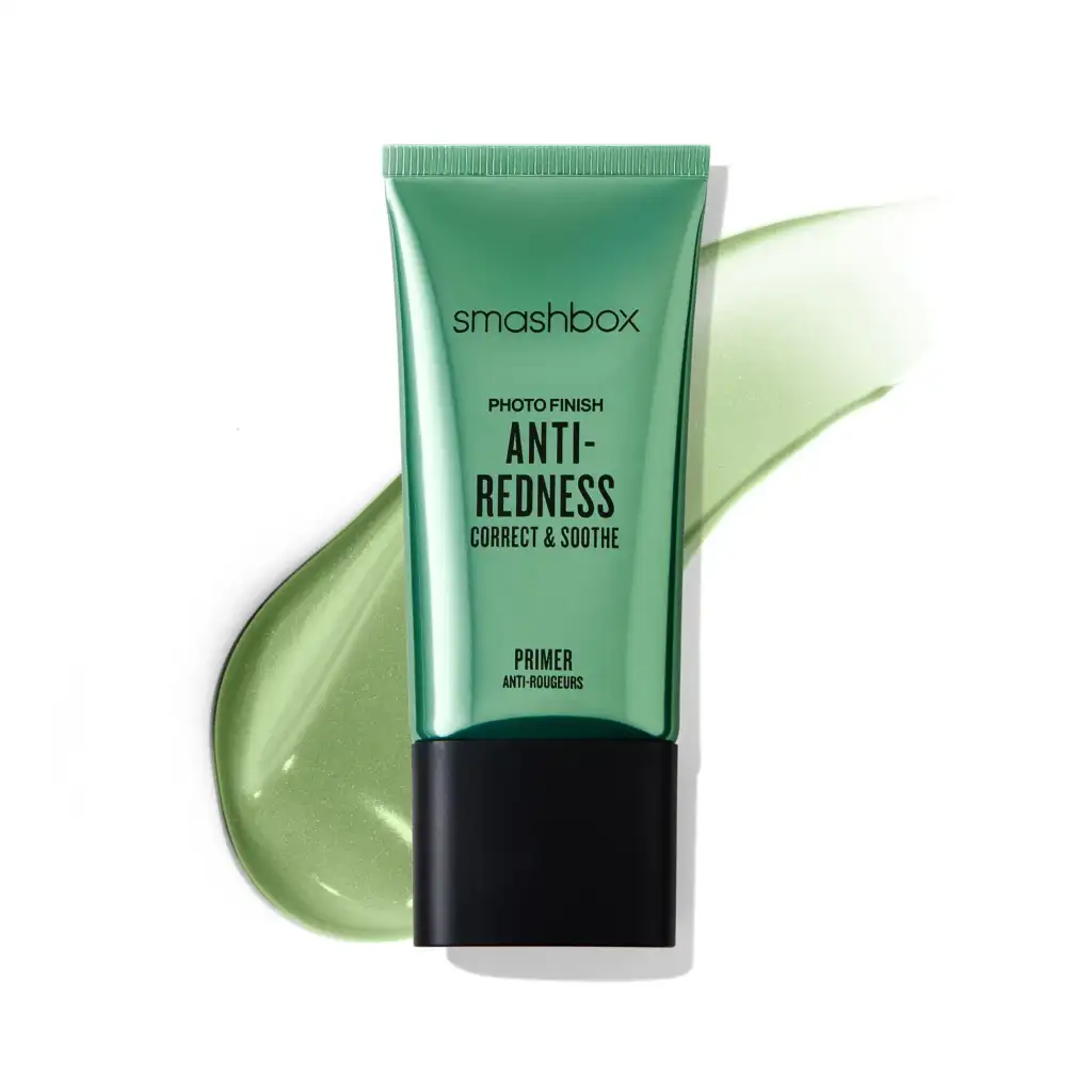 Smashbox Photo Finish Anti-Redness Correct & Soothe Primer Smashbox Photo Finish Anti-Redness Correct & Soothe Primer, prebase de maquillaje verde correctora para neutralizar las rojeces.