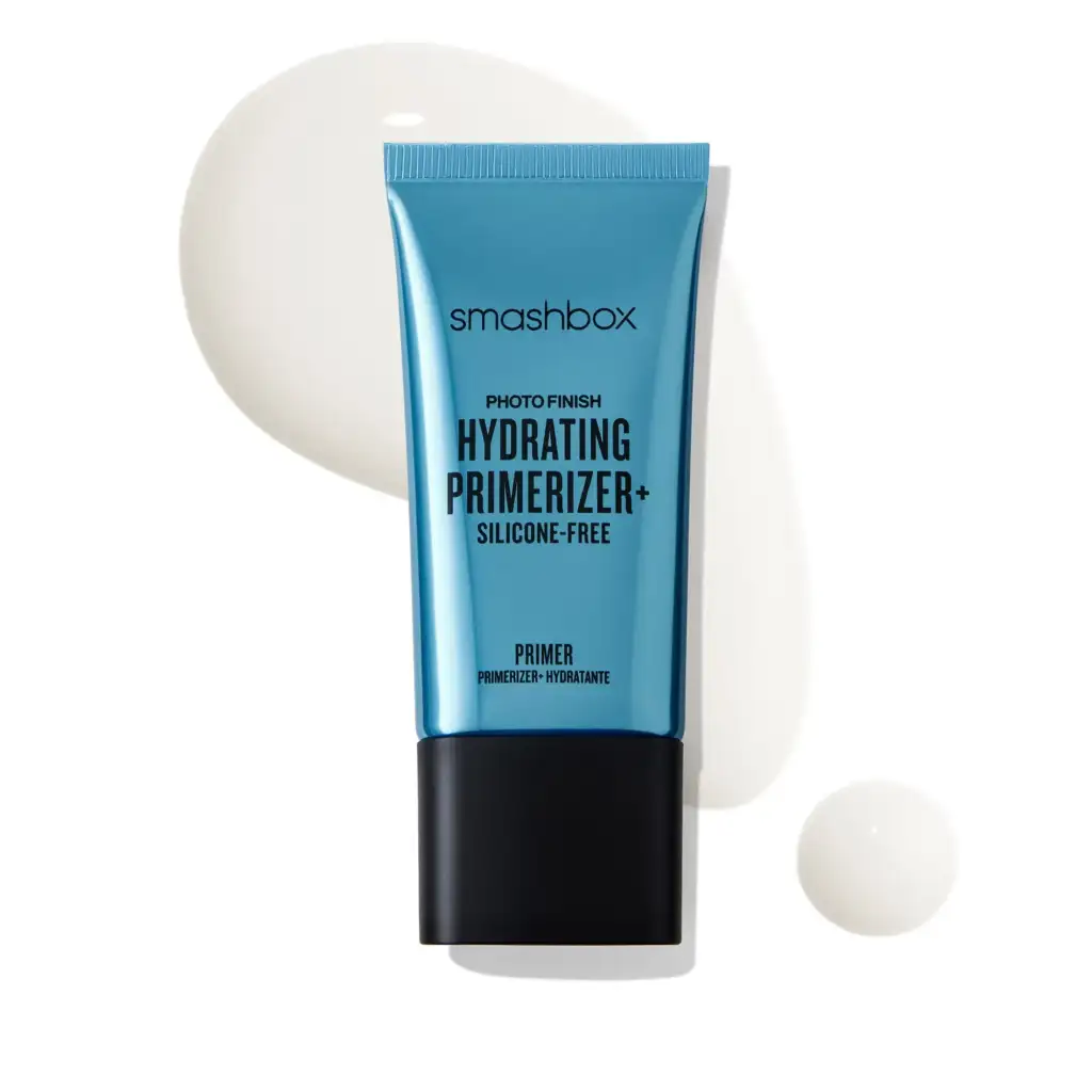 Smashbox Photo Finish Hydrating Primerizer+ Silicone-Free Smashbox Photo Finish Hydrating Primerizer+ Silicone-Free, prebase de maquillaje hidratante presentada sobre fondo blanco.