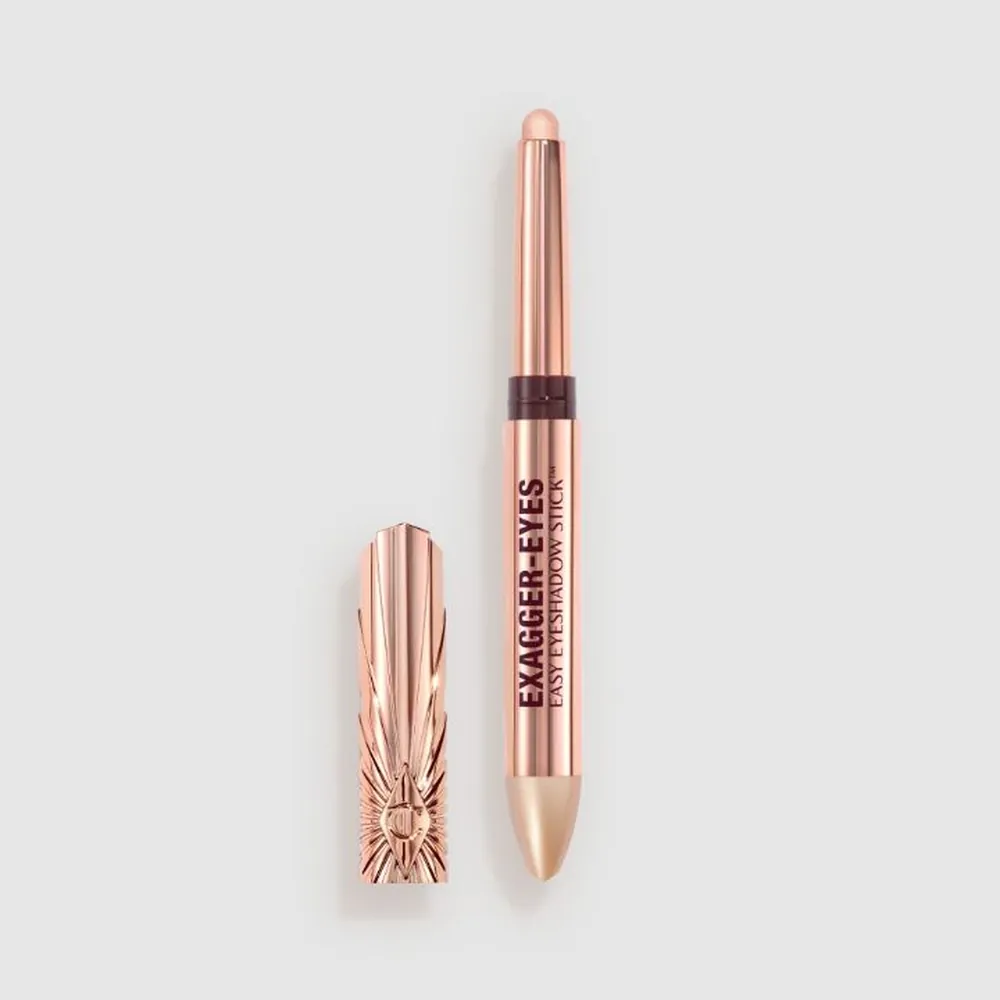 Shadow stick Charlotte Tilbury Exagger-Eyes Satin Diamonds abierto junto a su tapa