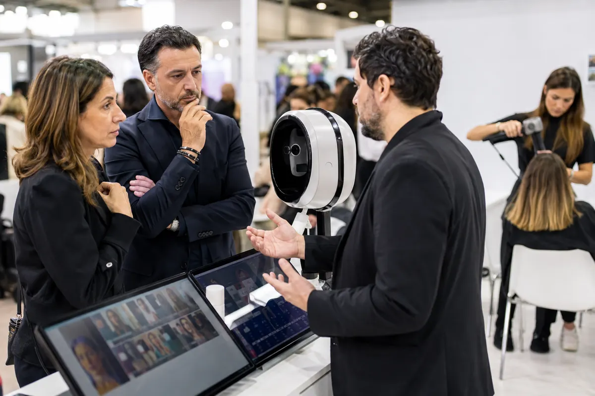 Responsables de salón evalúan tecnología capilar en un encuentro profesional