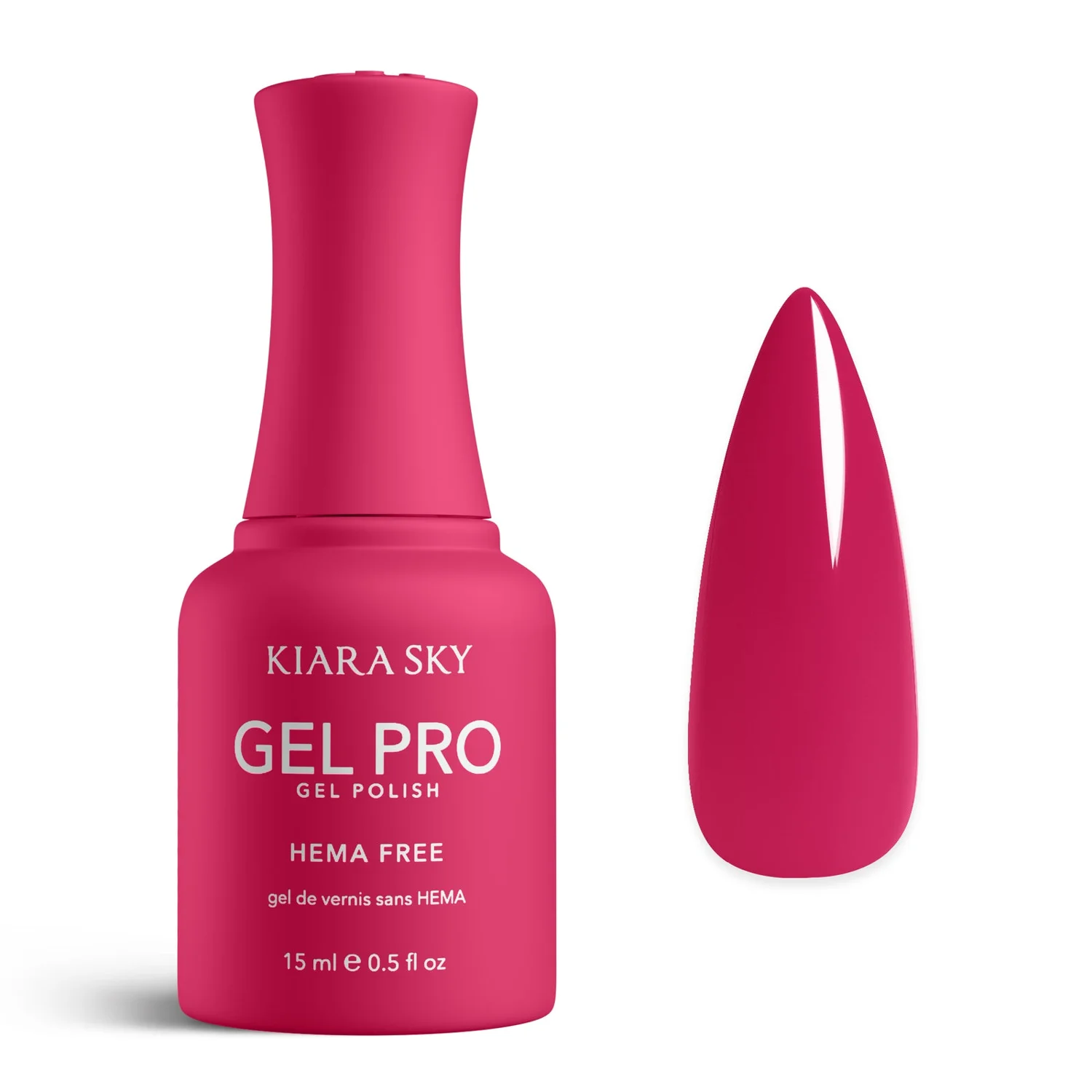 Frasco Gel Pro In My Era de 15 ml junto a una muestra de color