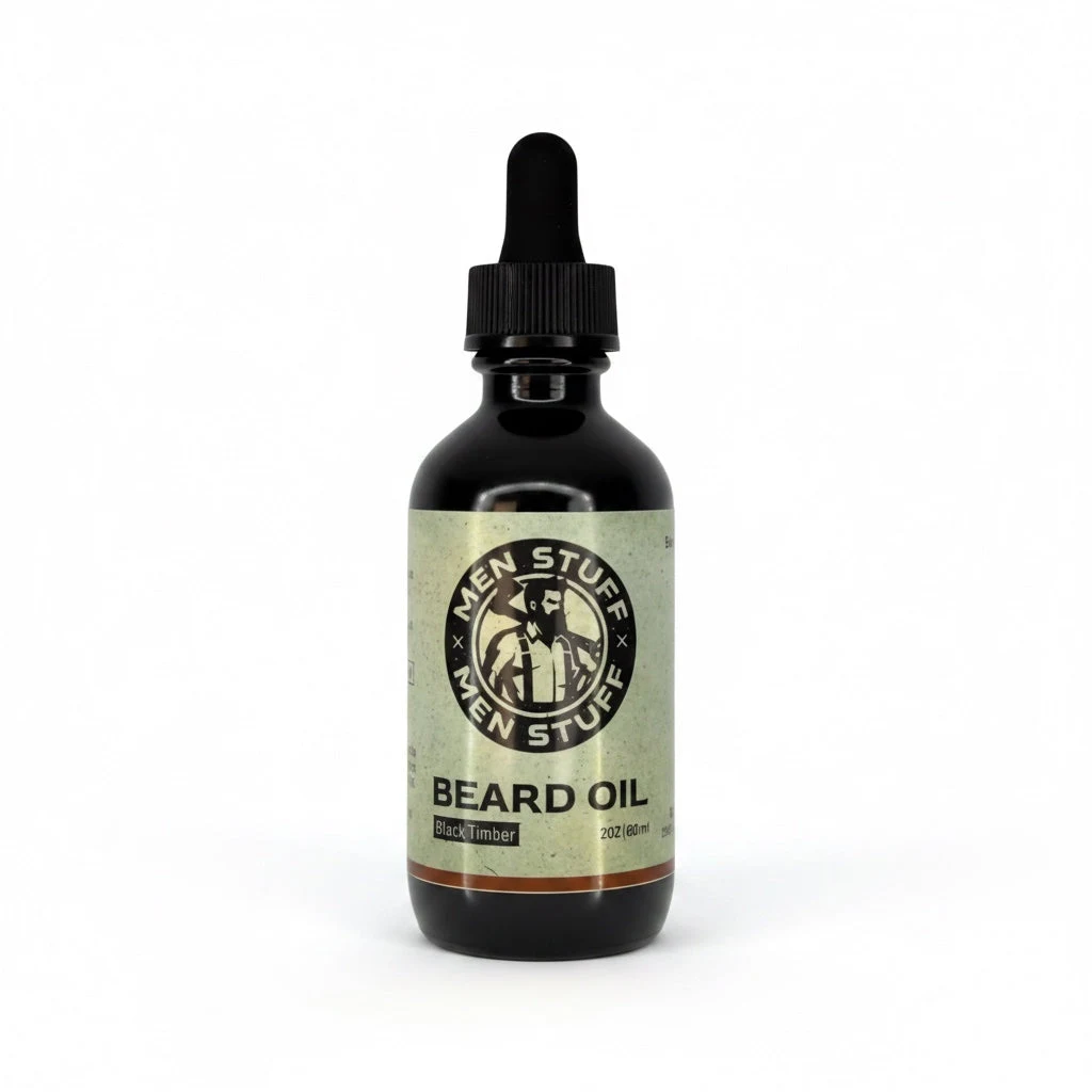 Aceite para barba Black Timber de MEN STUFF