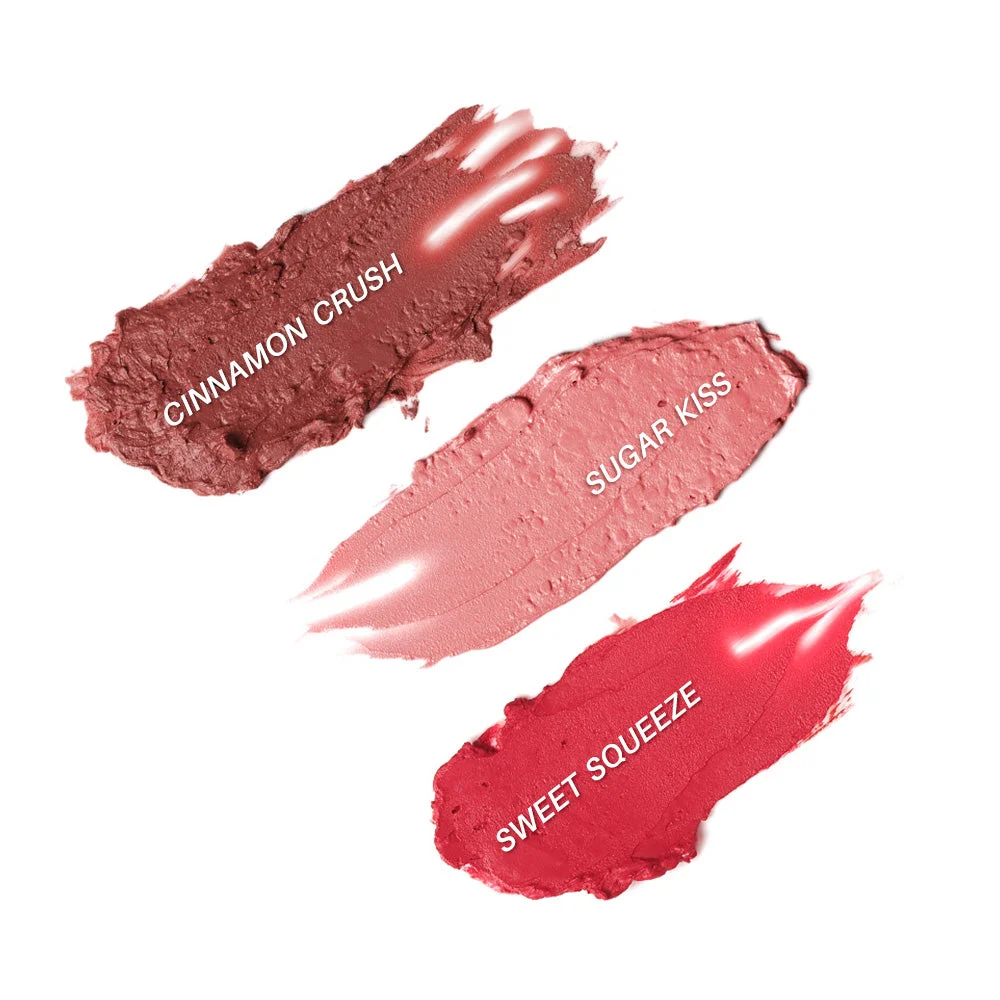 Muestras Cinnamon Crush, Sugar Kiss y Sweet Squeeze de Pop Blush