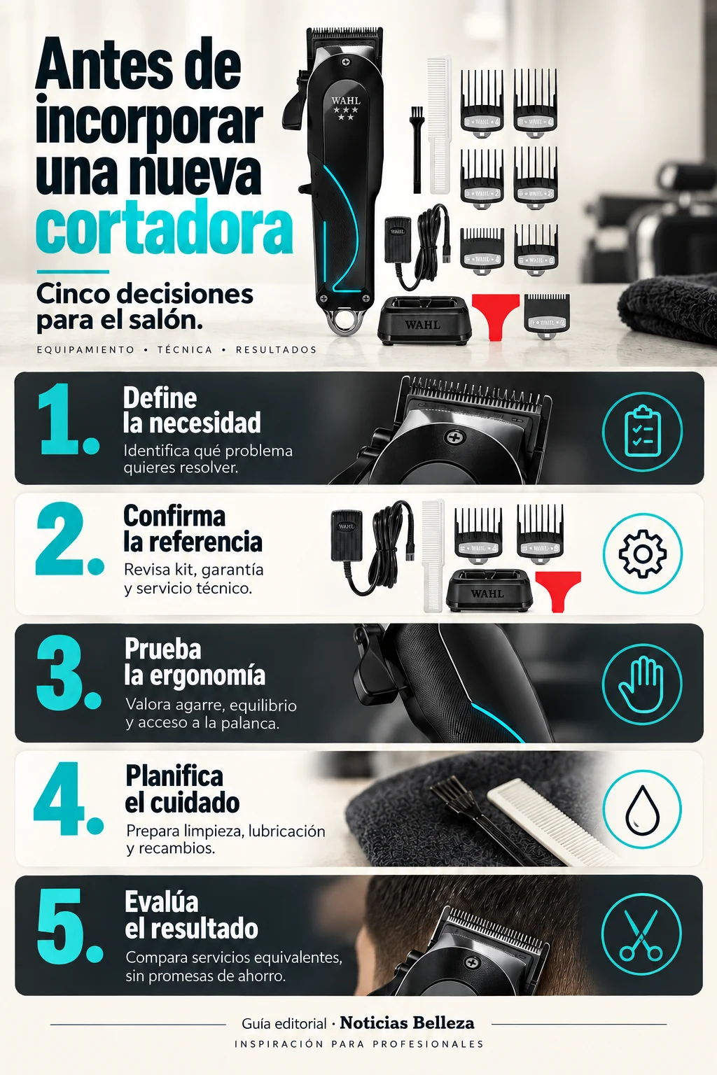 Cinco decisiones para evaluar una cortadora profesional
