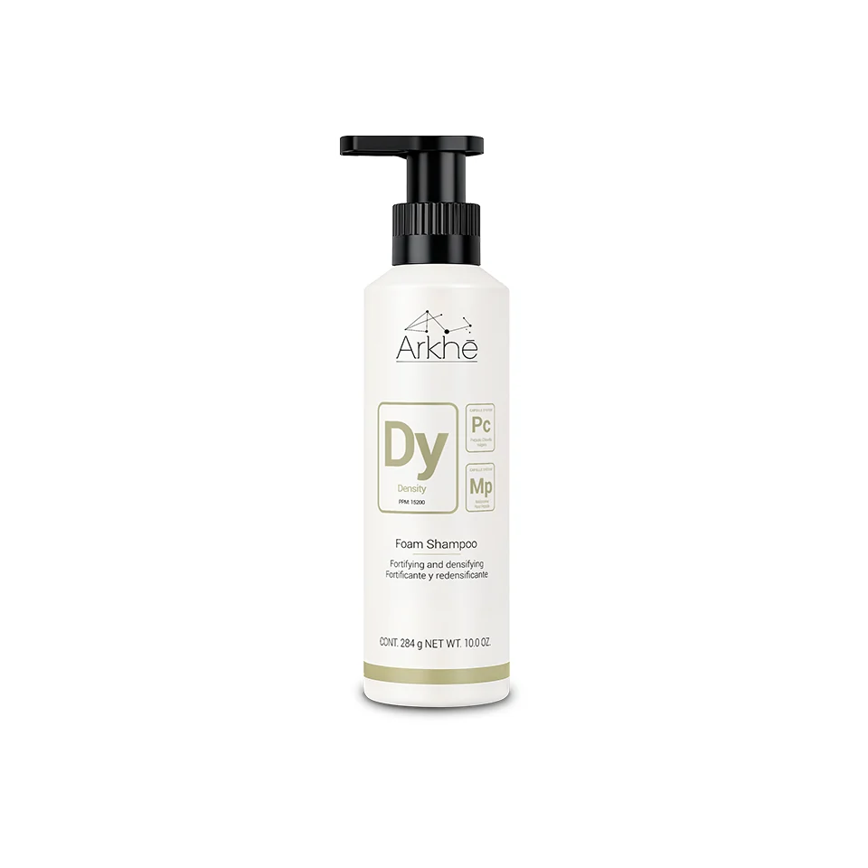 Envase de Density Foam Shampoo de Arkhé con dosificador