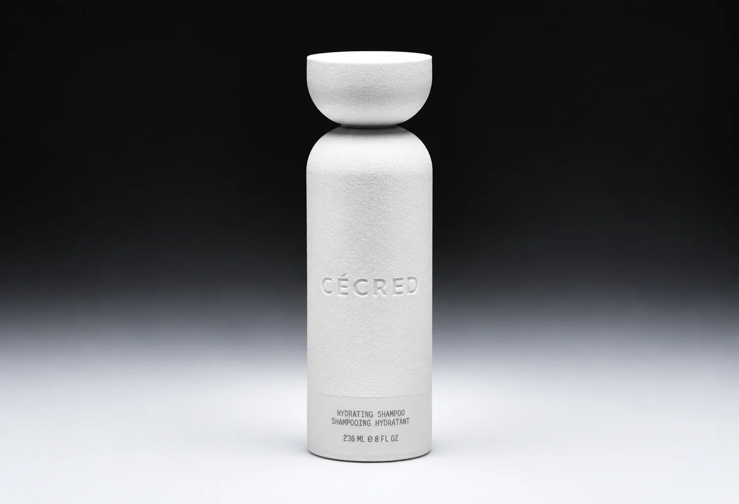 Envase de Hydrating Shampoo de Cécred con su logotipo