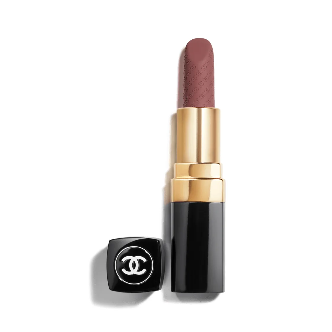 Barra de labios Rouge Coco Crush malva con doble C grabada