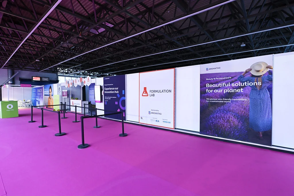 Entrada al Formulation Lab de in-cosmetics Global 2025