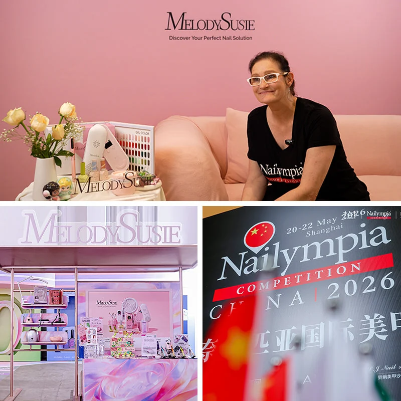 Fotografías de la presencia de MelodySusie en Nailympia Shanghai 2026
