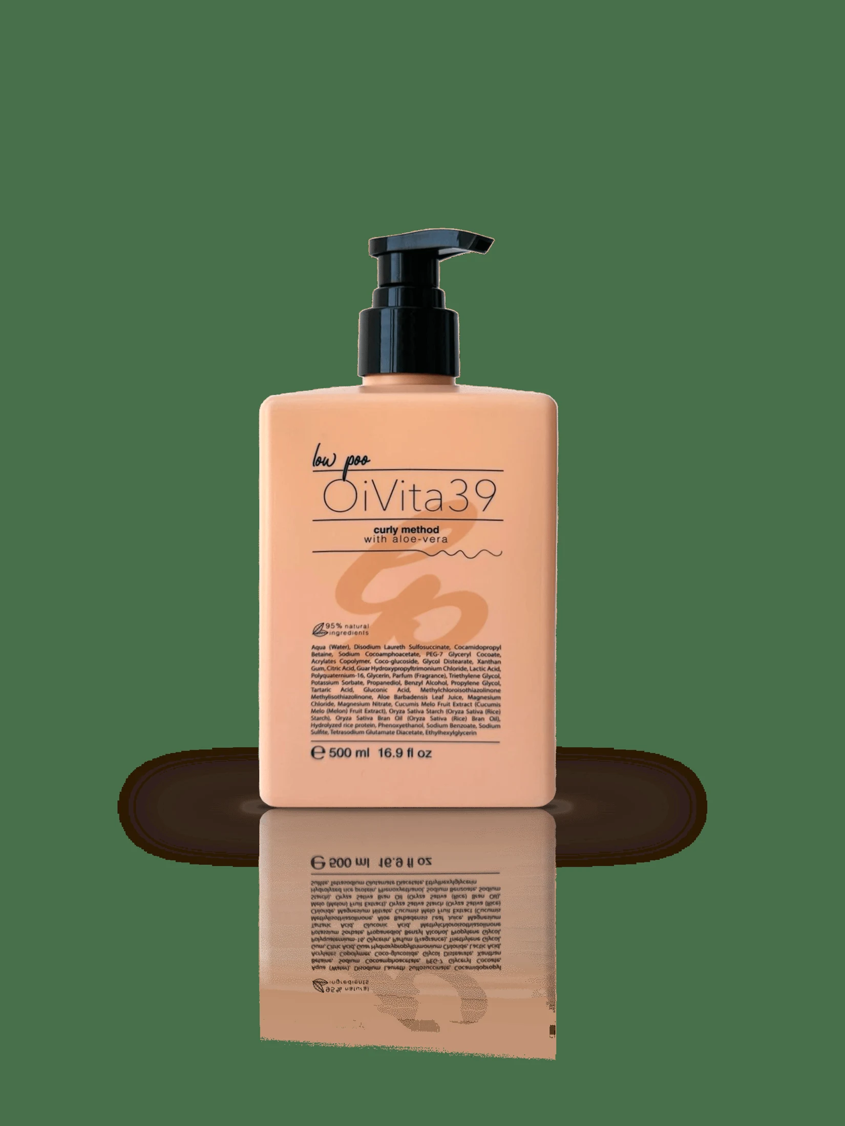 Envase de Low Poo OiVita39 con dosificador