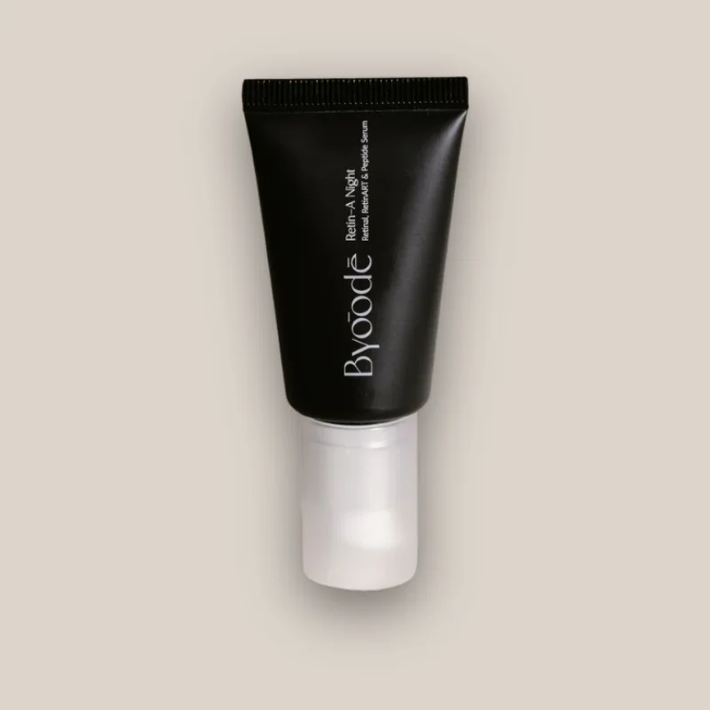 Envase de Retin-A Night con la marca Byoode visible
